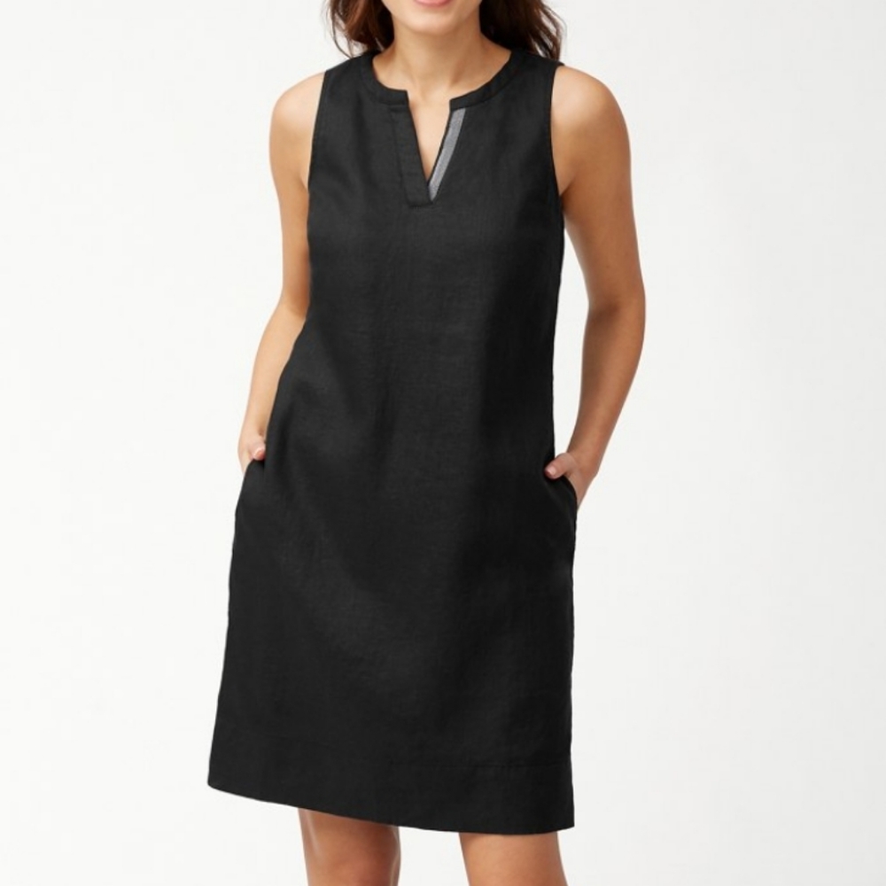 Tommy bahama sea glass linen shift dress